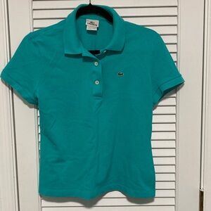 Lacoste Teal Polo Shirt